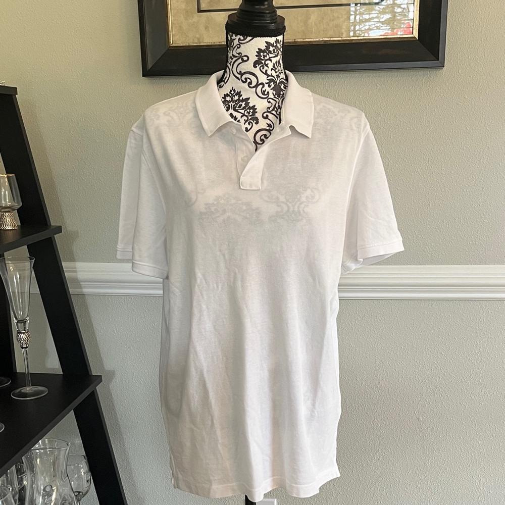 Pier One Classic White Polo Shirt